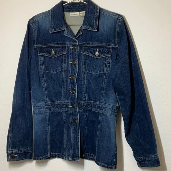 St. John's Bay Jackets & Blazers - St. John’s Bay Denim Jacket Size: Medium Tall